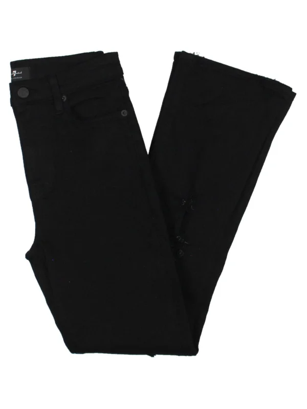 Womens High Rise Destroyed Slim Jeans