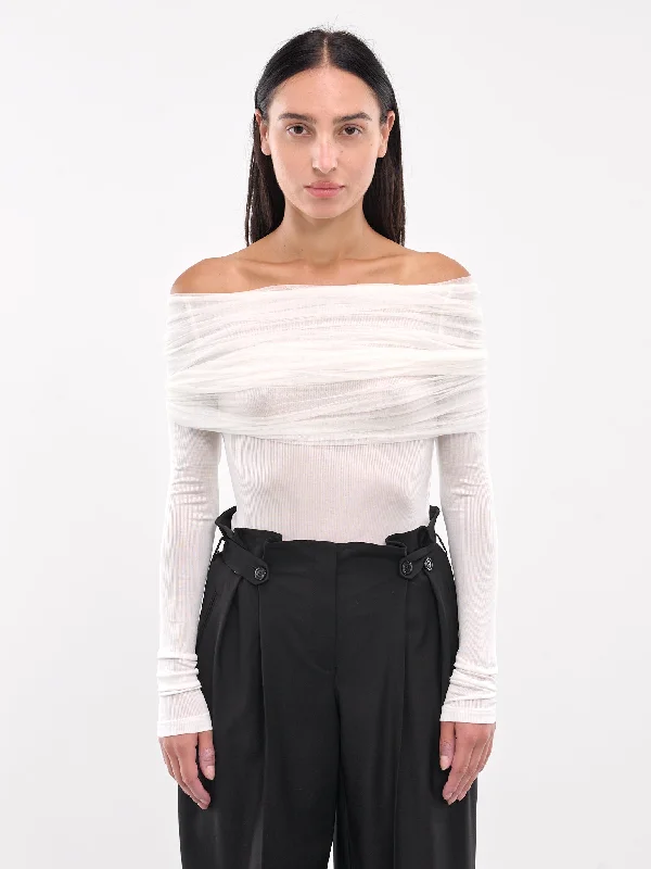 Sonora Veiled Top (24031144-WHITE)