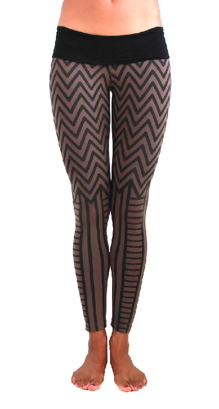 Chevron High Waisted Legging (4 Colors)