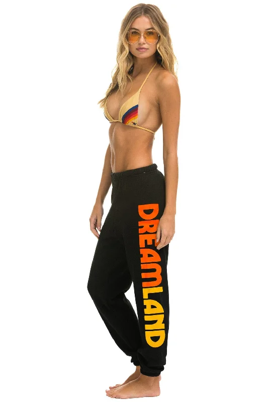 DREAMLAND TIGER SWEATPANTS - BLACK