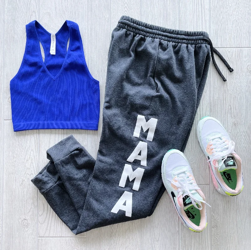 New Mama Joggers • Black Heather