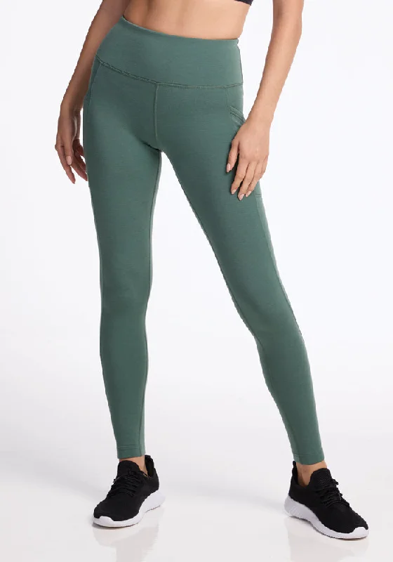 Piper Pocket Leggings - Duck Green