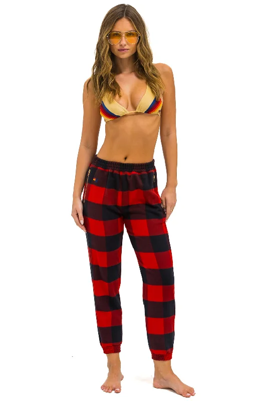 PLAID LODGE PANT - BUFFALO PLAID