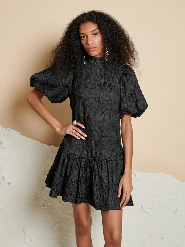 Salome Jacquard Mini Dress