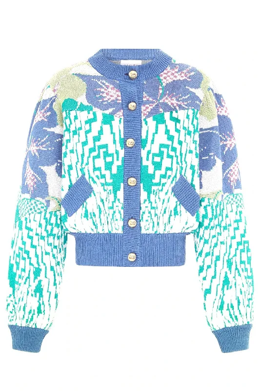 Alegra Jacquard Bomber Jacket